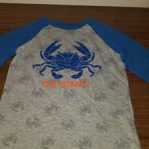 Cat and Jack OH SNAP Kids Long Sleeved Shirt